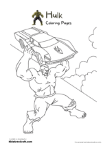Hulk Coloring Pages For Kids – Free Printables - Kids Art &amp; Craft
