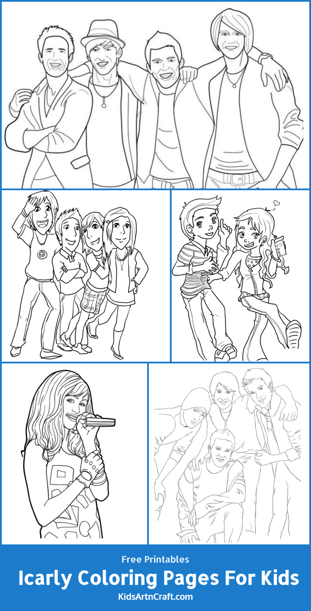Icarly Coloring Pages For Kids – Free Printables