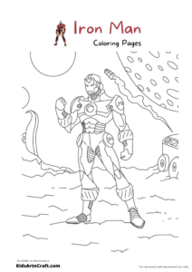 Iron Man Coloring Pages For Kids – Free Printables - Kids Art &amp; Craft