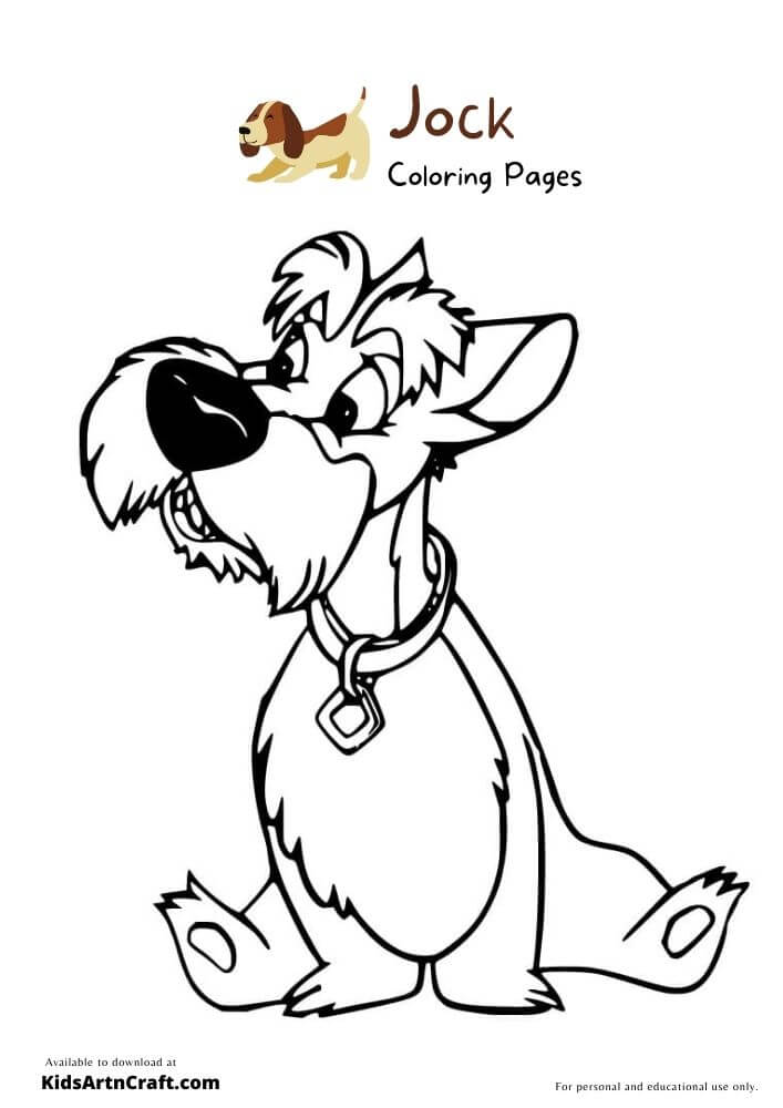 Jock Coloring Pages For Kids – Free Printables