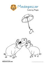 Madagascar Coloring Pages For Kids – Free Printables - Kids Art &amp; Craft