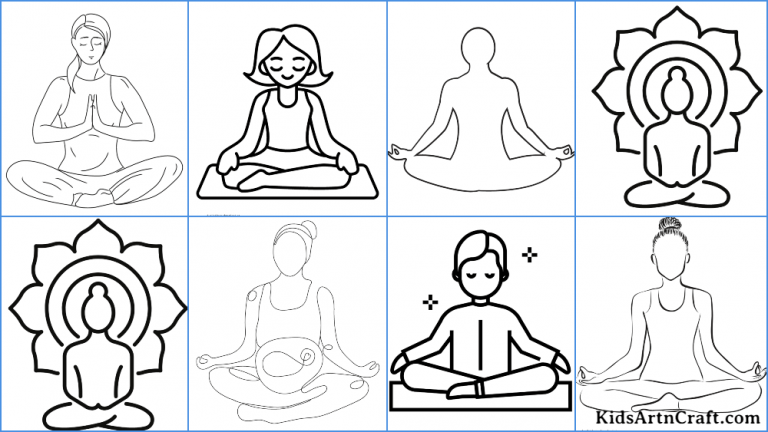 Meditation Coloring Pages For Kids – Free Printables - Kids Art &amp; Craft
