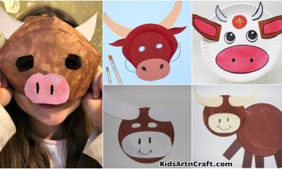 Ox Paper Plate Crafts for Kids