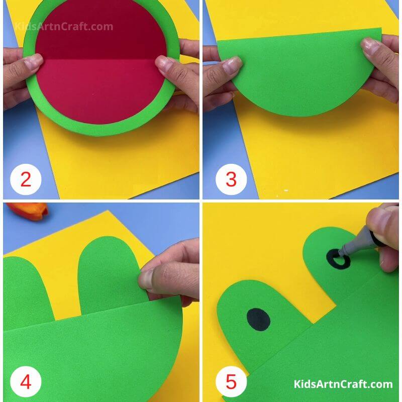  Paper Frog Art and Craft for Kids Step by Step Tutorial