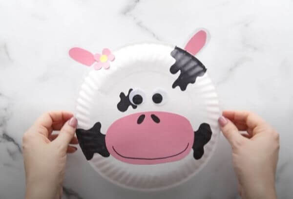 Paper Plate Farm Animal Pig Craft Idea For Kids