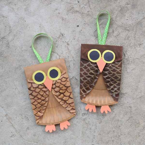 Paper Plate Owl Craft For Preschoolers