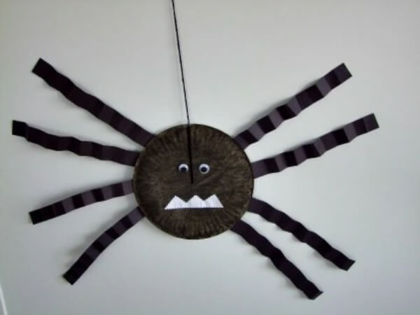 Paper Plate Spider Craft For Preschoolers