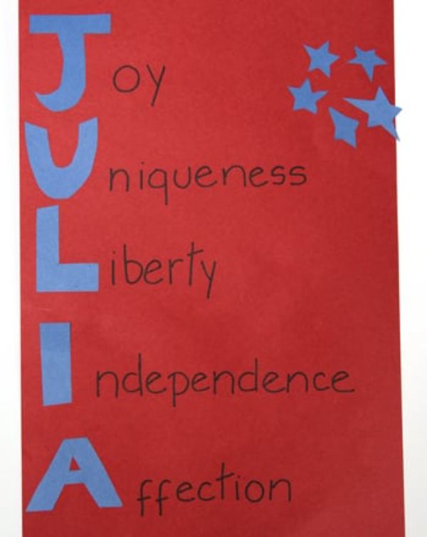 Fourth Of July Patriotic Poem Crafts & Activities For Kids