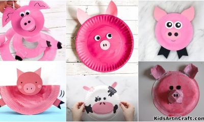 Pig Paper Plate Crafts for Kids