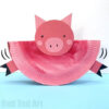 Pig Paper Plate Crafts for Kids - Kids Art & Craft