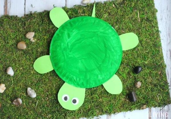 Sea Turtle Paper Plate Craft For Kids