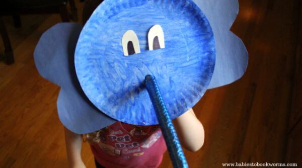 Simple Elephant Craft With Paper Plate