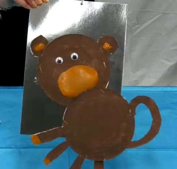 Simple Paper Plate Monkey Craft For Preschooler