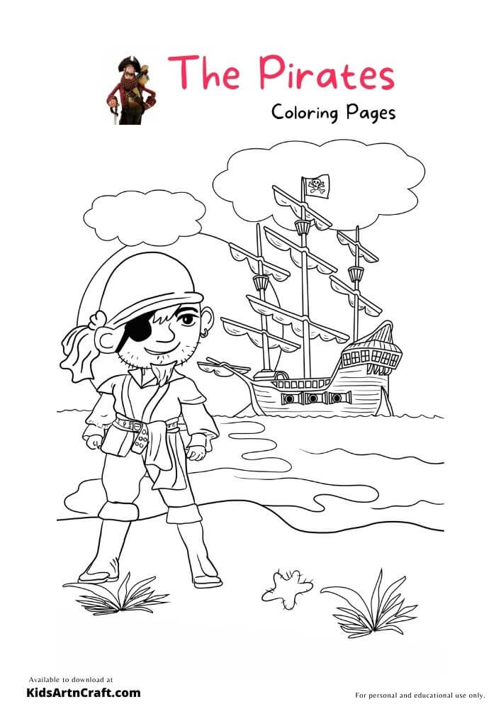  The Pirates! Band of Misfits Coloring Pages For Kids