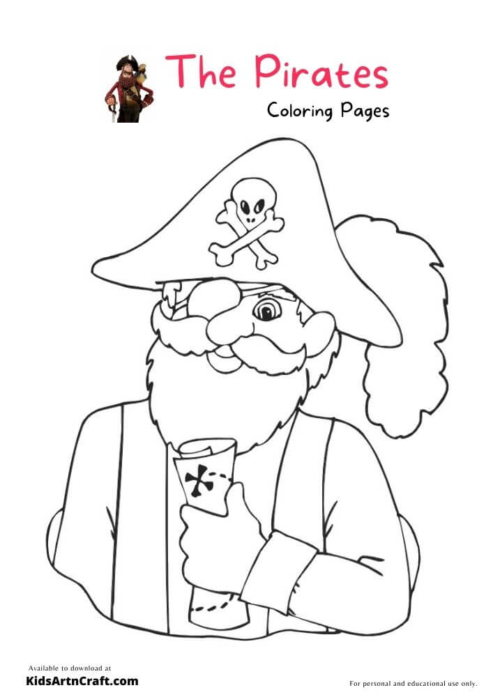 The Pirates! Band of Misfits Coloring Pages For Kids -
