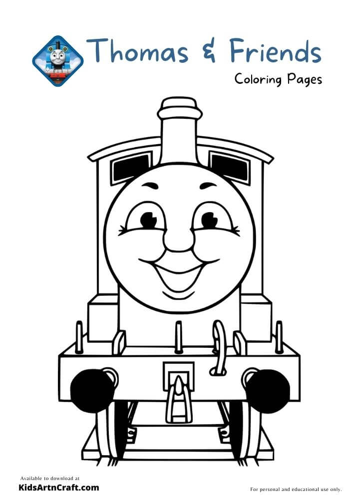 Thomas & Friends Coloring Pages For Kids