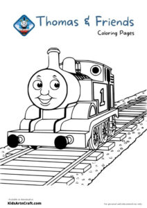 Thomas &amp; Friends Coloring Pages For Kids – Free Printables - Kids Art ...