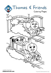 Thomas &amp; Friends Coloring Pages For Kids – Free Printables - Kids Art ...