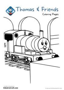 Thomas &amp; Friends Coloring Pages For Kids – Free Printables - Kids Art ...