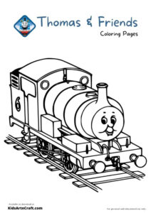 Thomas &amp; Friends Coloring Pages For Kids – Free Printables - Kids Art ...