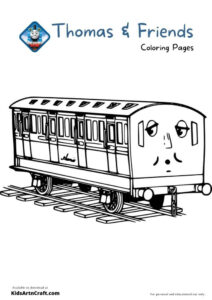 Thomas &amp; Friends Coloring Pages For Kids – Free Printables - Kids Art ...
