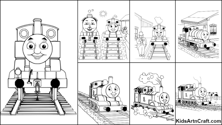 Thomas &amp; Friends Coloring Pages For Kids – Free Printables - Kids Art ...