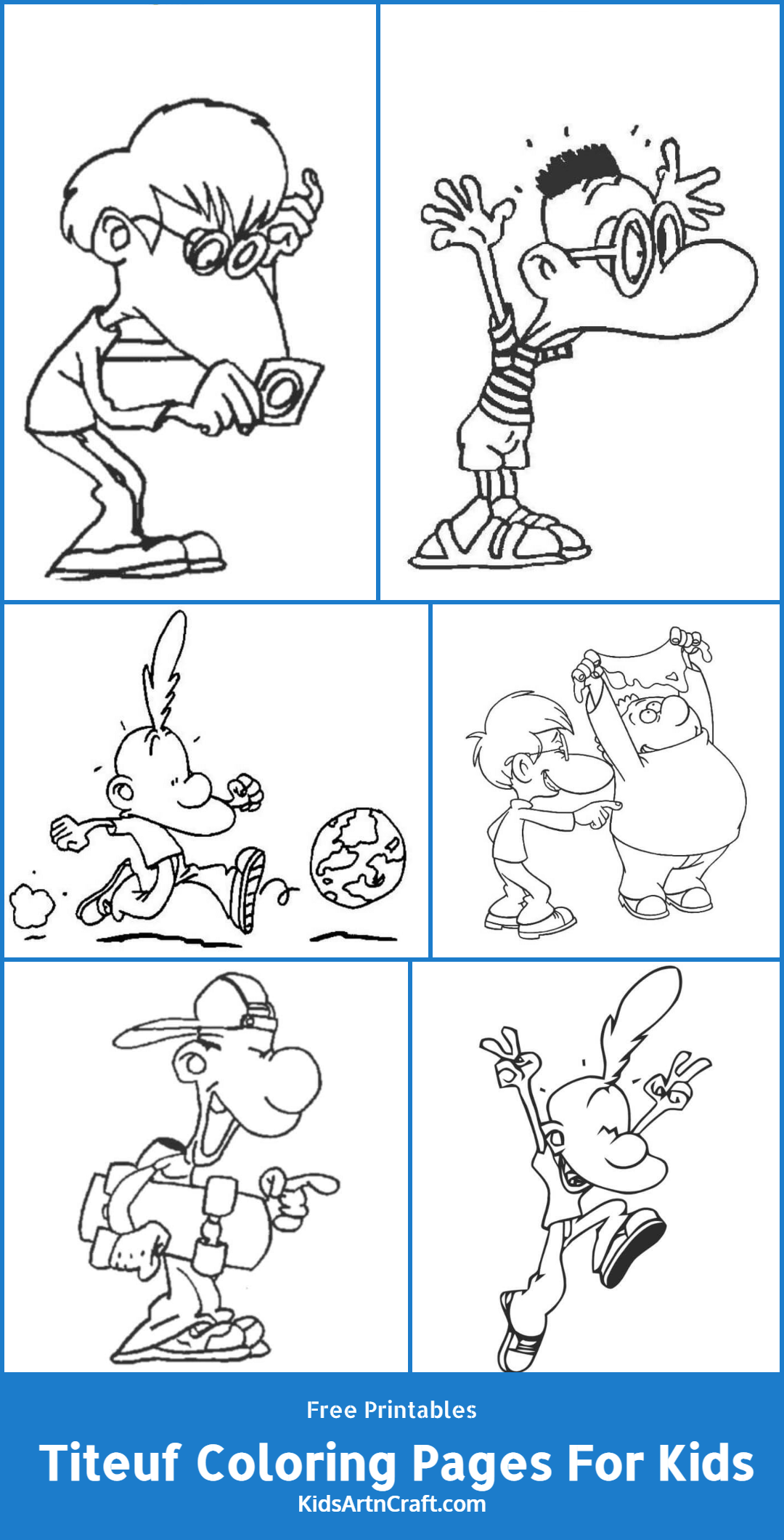 Titeuf Coloring Pages For Kids – Free Printables