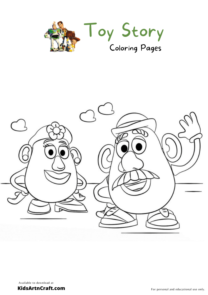 Toy Story Coloring Pages For Kids