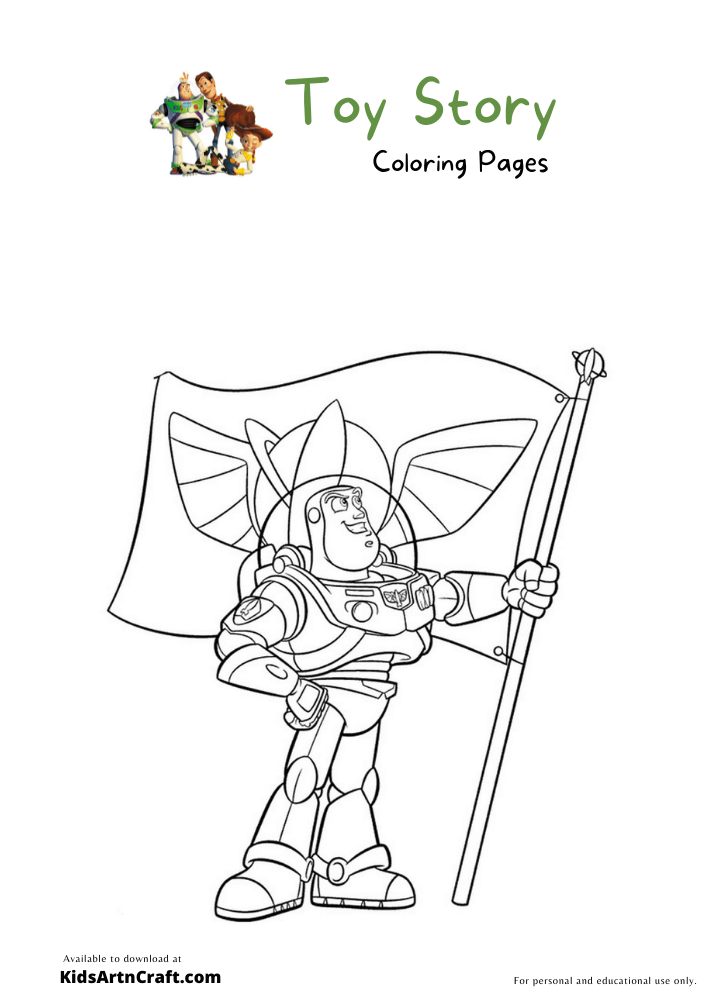 Toy Story Coloring Pages For Kids
