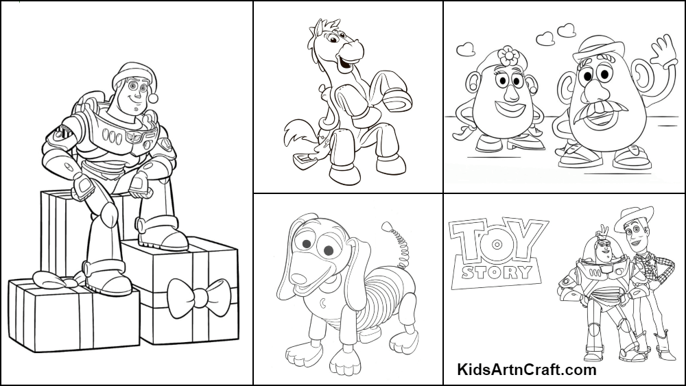 Toy Story Coloring Pages For Kids – Free Printables