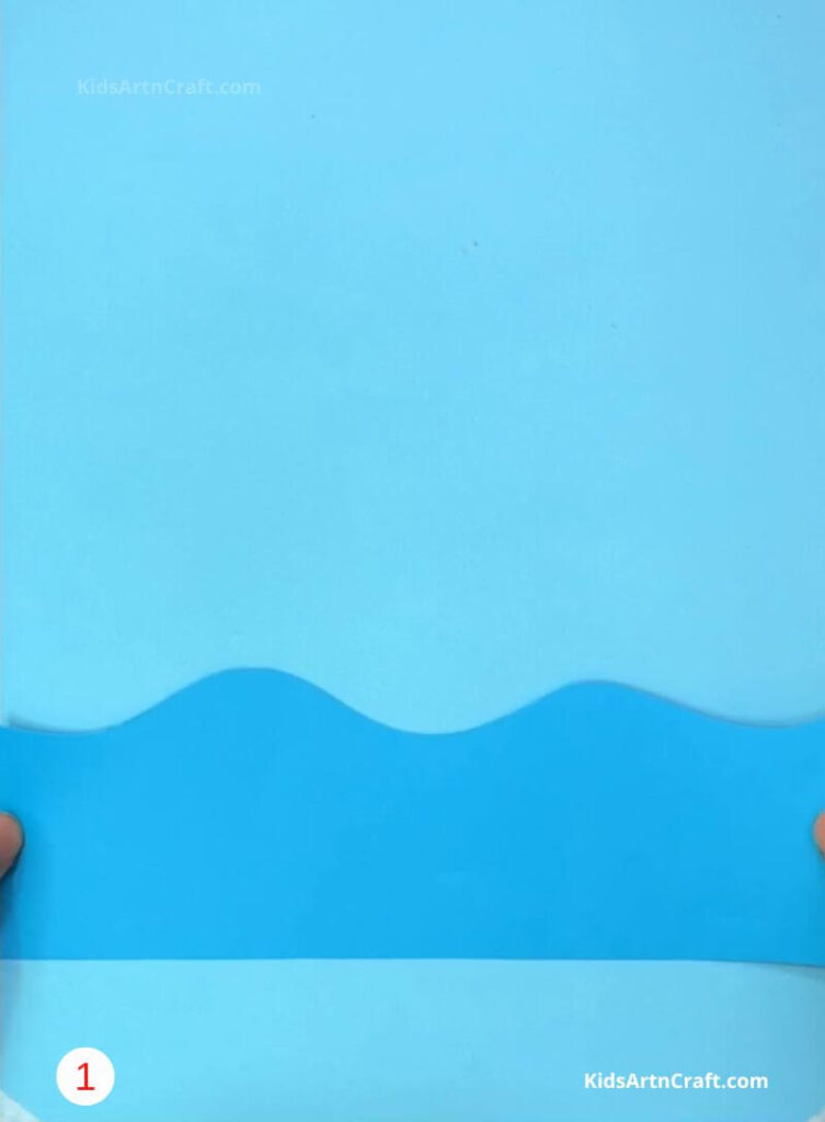 DIY Umbrella Craft with Beach View Step by Step Tutorial Kids Art