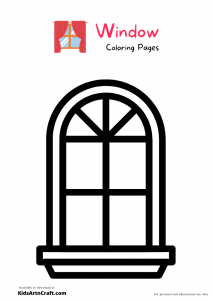 Window Coloring Pages For Kids – Free Printables - Kids Art & Craft