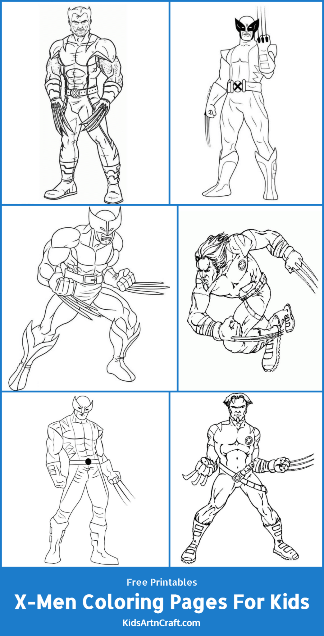 X-Men Coloring Pages For Kids – Free Printables - Kids Art & Craft