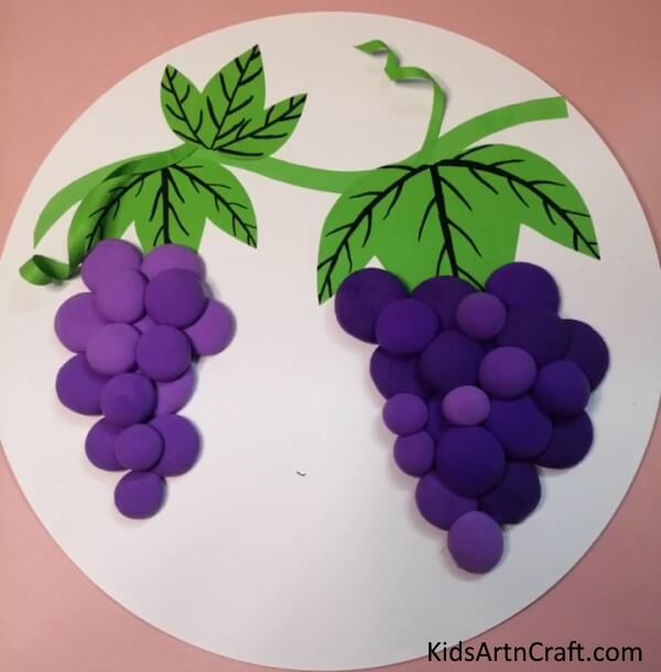 beautiful-clay-crafts-for-kids Grapes