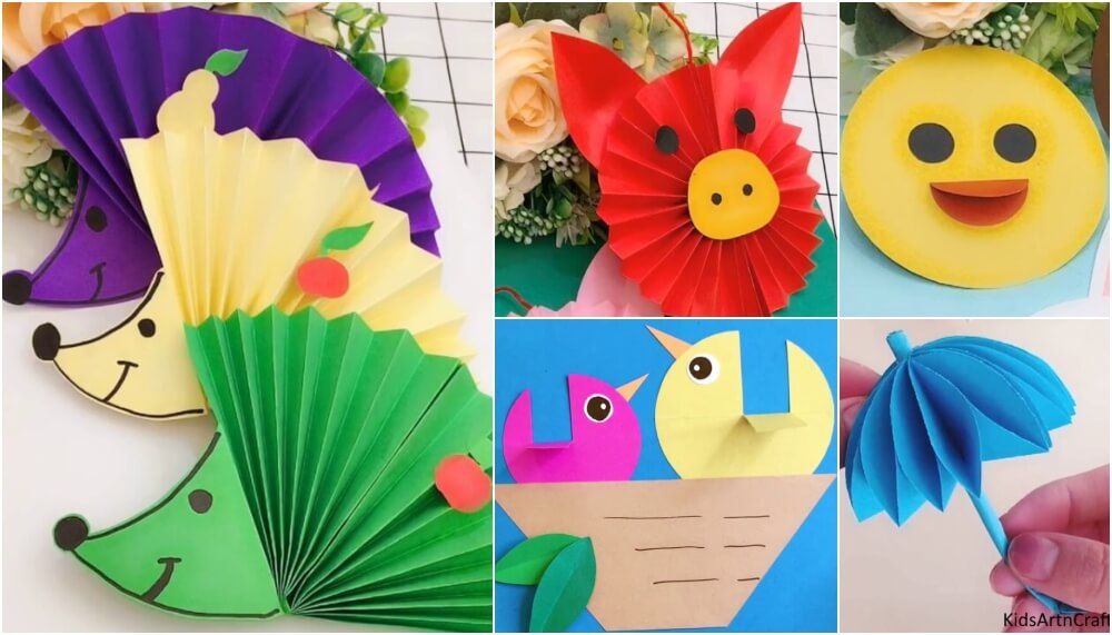 DIY Simple Paper Crafts to Make at Home - Kids Art & Craft