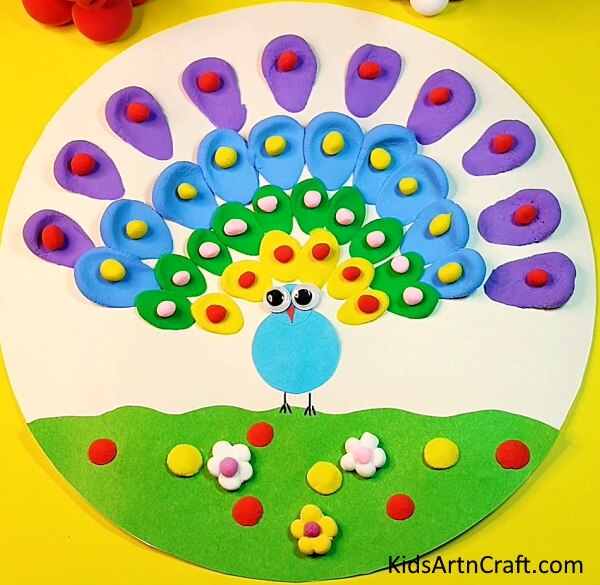 Clay Peacock Craft For Kids Clay Art & Craft For Kids 