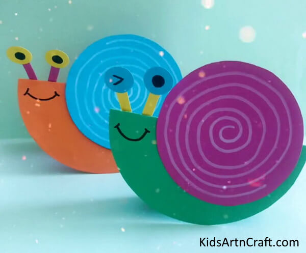 Easy Paper Snail Craft