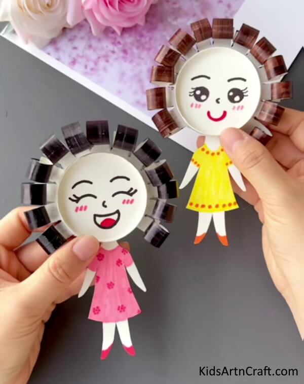 Paper Cup Art & Craft Project For All Ages Make A Cute Girl With Paper Cups