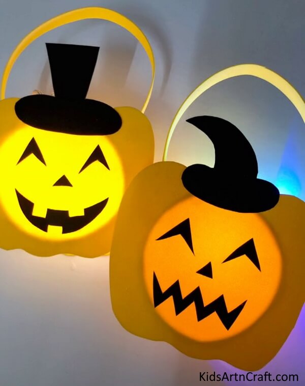 Halloween Pumpkin Lights Craft