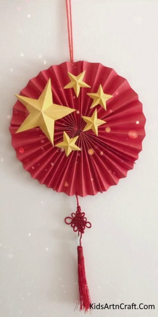Origami Chinese New Year Wall Hanging Paper Craft Decoration
