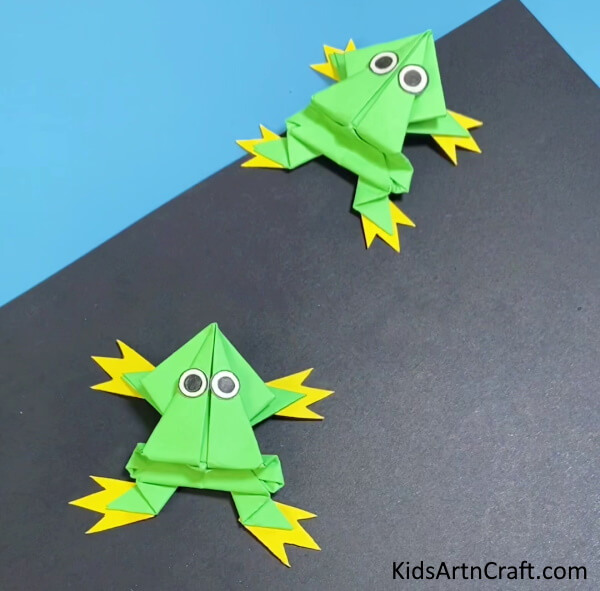 Origami Paper Frog Craft