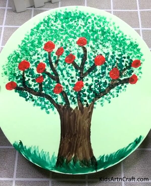 Paper Plate Tree Craft For Kids Easy Paper Handmade Art & Craft Ideas For Kids 