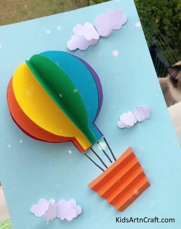 Rainbow Air Balloon Craft