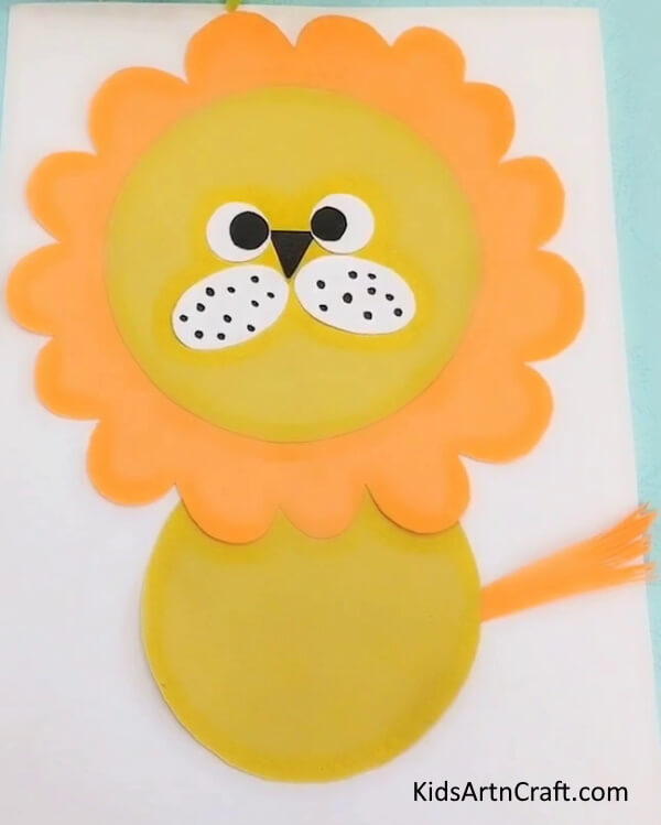 Simple Paper Lion Craft