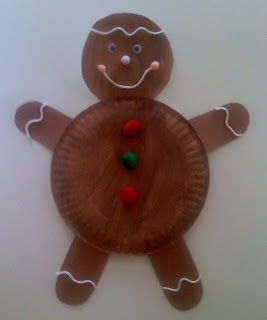 Adorable Gingerbread Man Craft Using Paper Plate For Kids