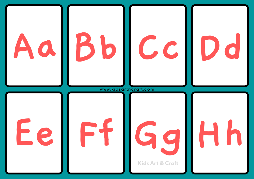 Alphabet Flashcards For Kids