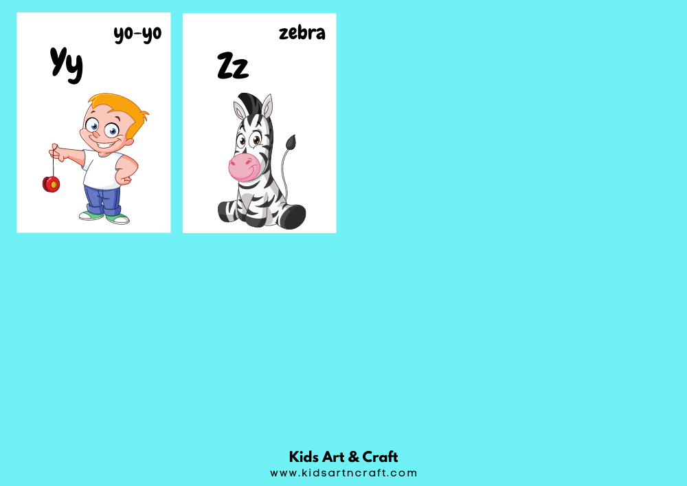 Alphabet Flashcards For Toddlers