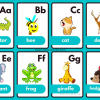 Animal Alphabet Flashcards Featured Image