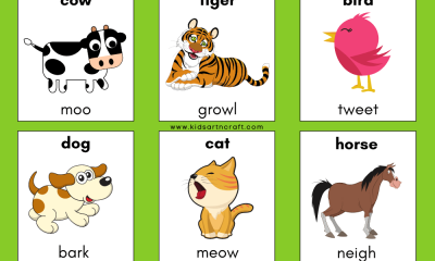 Animal Sounds Flashcards - Download FREE Printable Featured Image