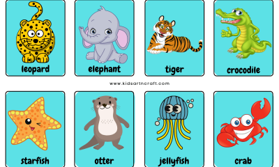 Animals Flashcards For Toddlers Featured Image